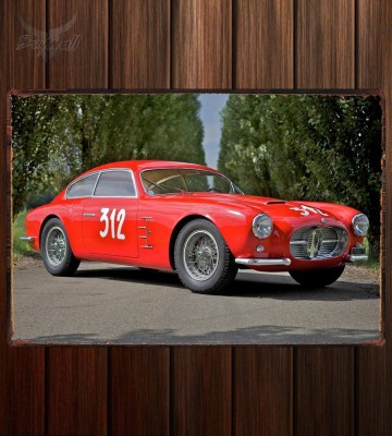 Металлическая табличка Maserati A6G 2000 Coupe